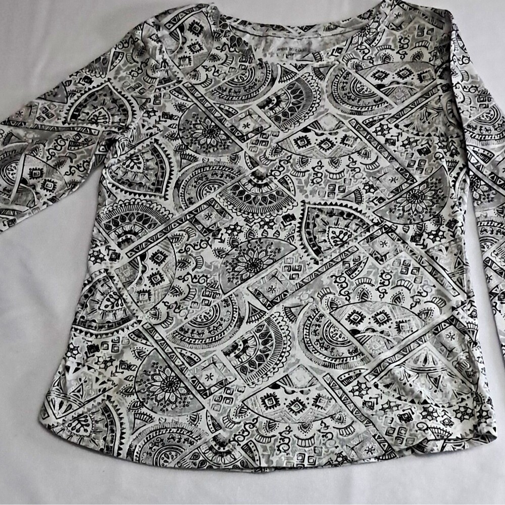 Miss Attitude Girls Size 14 Geometric And Fan Designed W/lots Of Silver Glitter